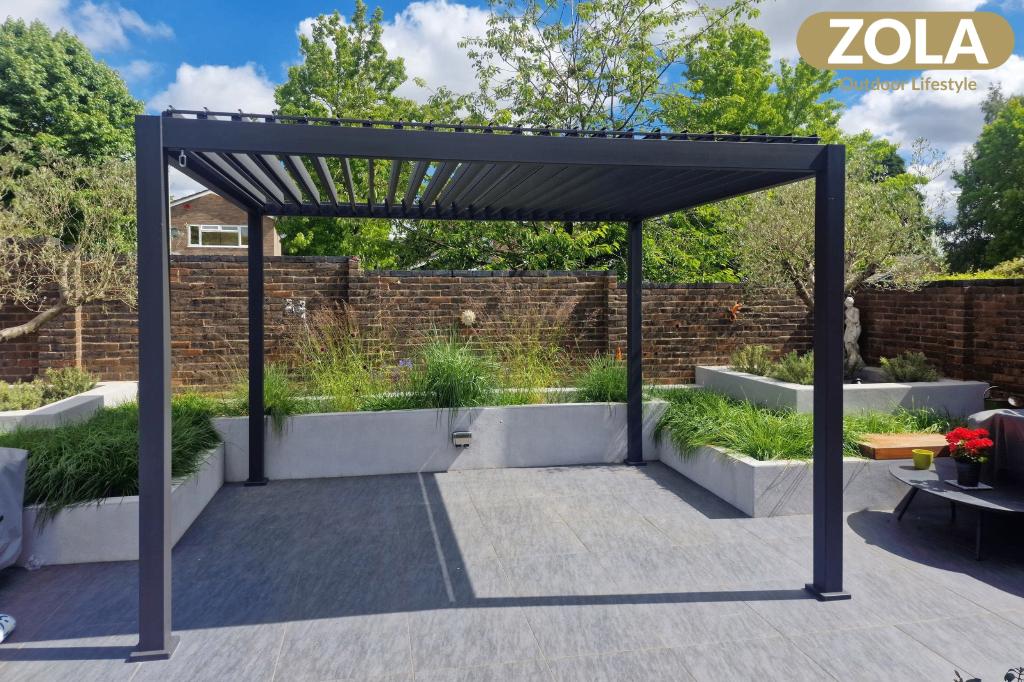 UITVERKOOP! Suns Rota lamellen overkapping - Pergola 300x400, Tuin en Terras, Ophalen