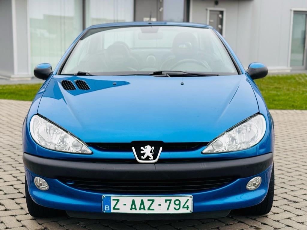 Peugeot 206 km: 190.120 Bj: 2002, Autos, Achat, Electronic Stability Program (ESP), Noir, Particulier