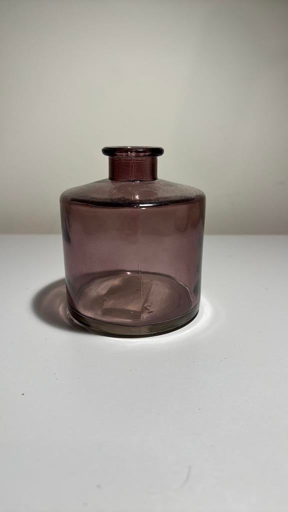 Oudroze/paarse vaasje, Ophalen