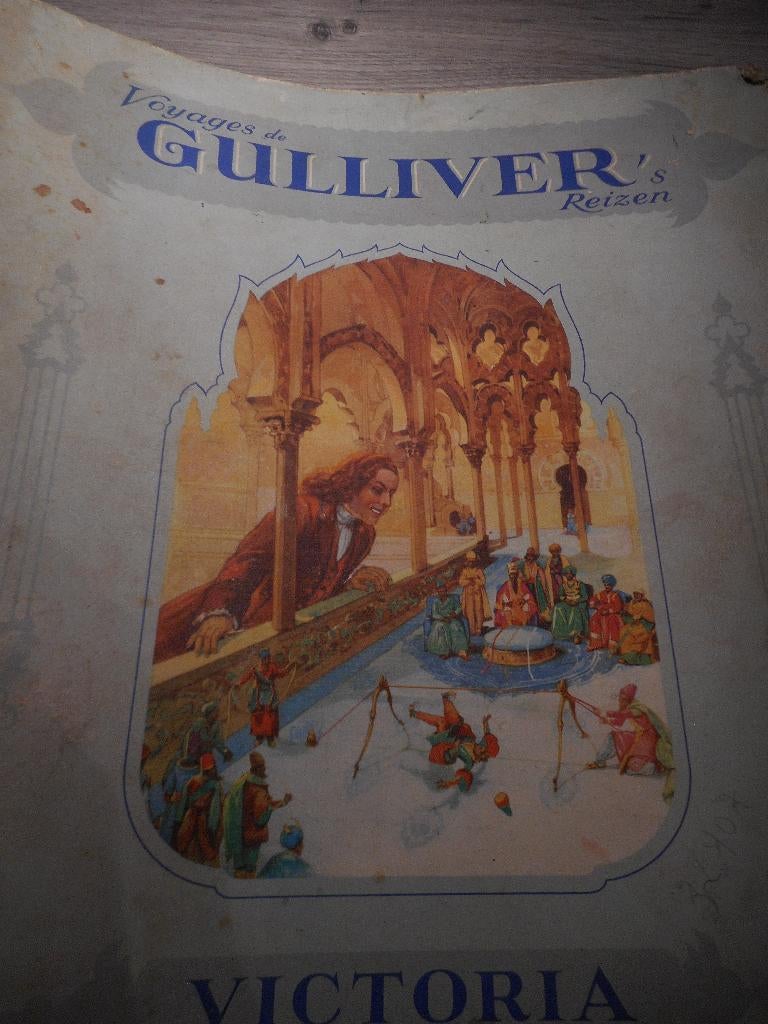 prentenboek Gullivers reizen Victoria chocolade 1940..., Ophalen of Verzenden, Gelezen, Prentenboek
