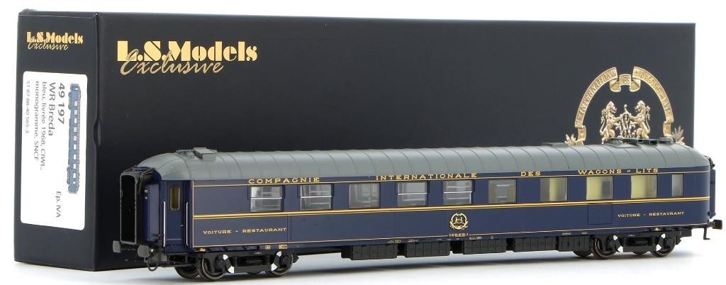 LS Models 49 197 WR Breda CIWL, Hobby & Loisirs créatifs, Trains miniatures | HO, Neuf, Autres marques, Enlèvement ou Envoi, Wagon