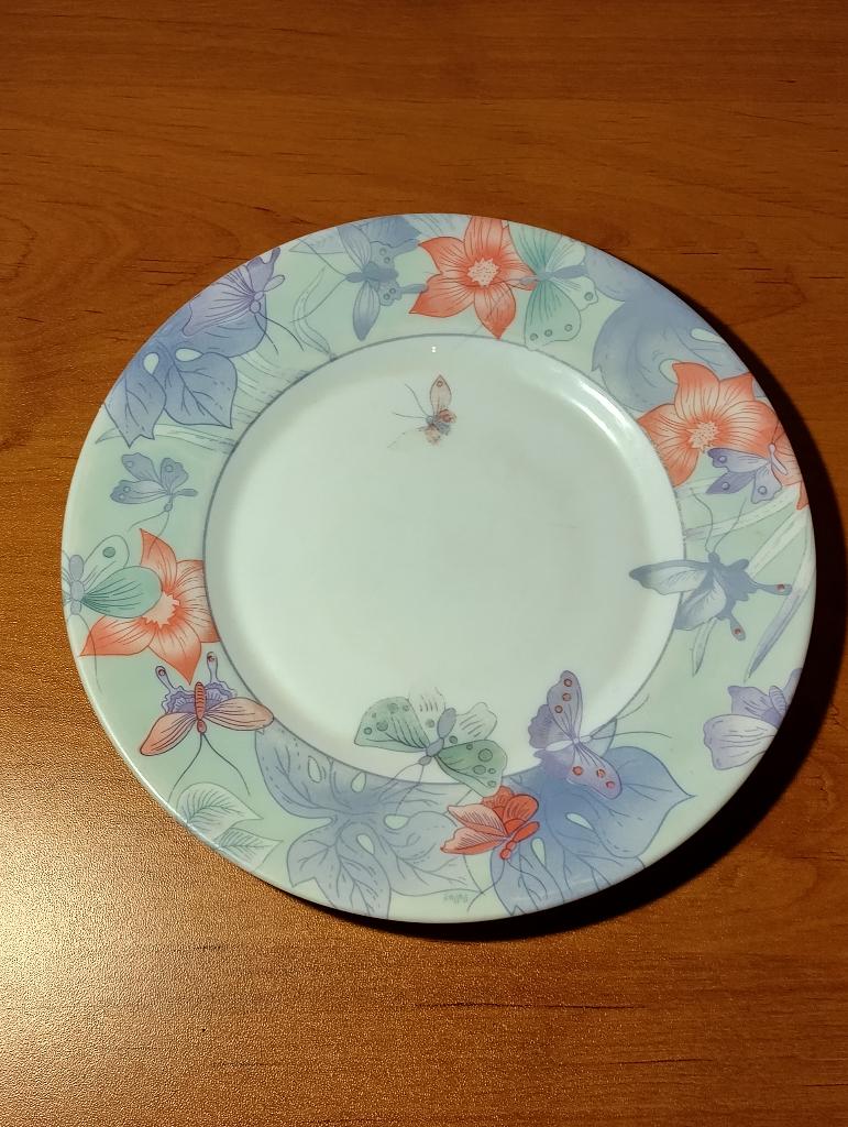 1 bord Arcopal butterfly 19,5cm vintage jaar 80-90, Antiek en Kunst, Ophalen