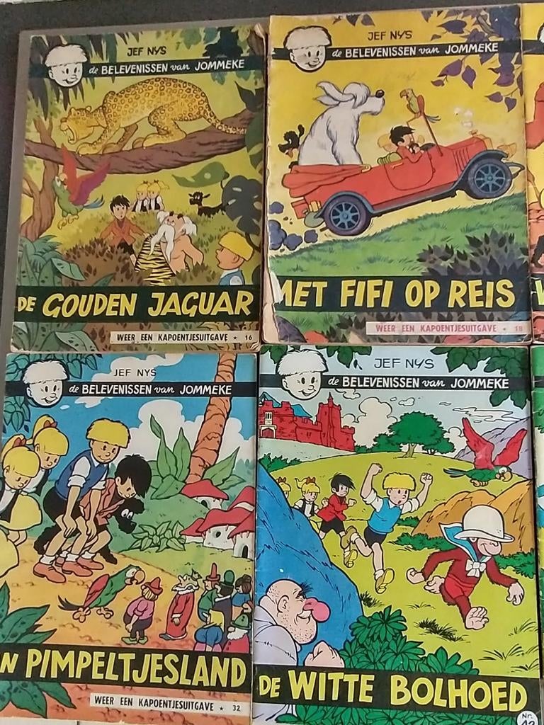 Jommeke strips 7 stuks, Enlèvement ou Envoi, Utilisé