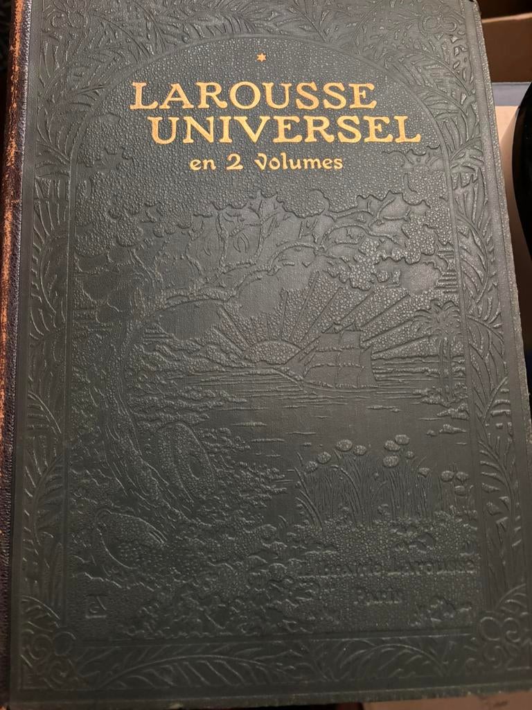 Encyclopédie Larousse Universel volumes 1 et 2, 1922 et 1923, Enlèvement ou Envoi, Diverse auteurs