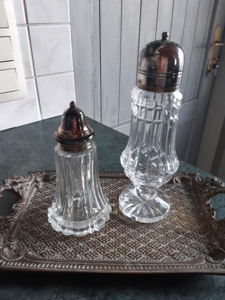 Antieke peper/zout strooiers, Ophalen of Verzenden