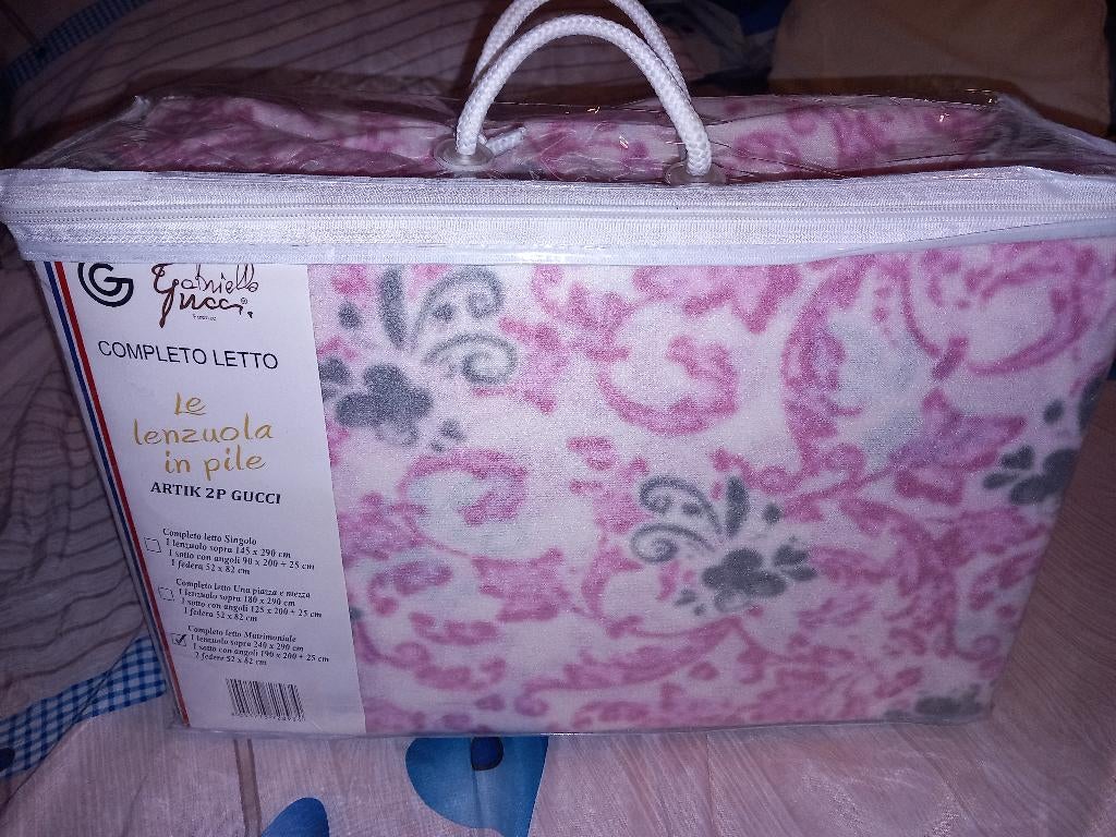 Draps en pilou lit 2 personnes, Maison & Meubles, Chambre à coucher | Linge de lit, Neuf, Autres types, Deux personnes, Rose, Enlèvement