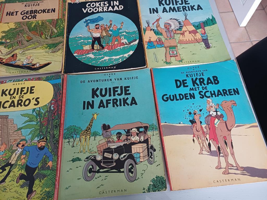 Klein lot Kuifje stripverhalen, Boeken, Stripverhalen, Meerdere stripboeken, Ophalen of Verzenden, Gelezen, Casterman