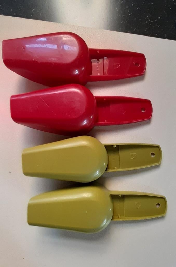 Tupperware maatschepjes vintage, Ophalen of Verzenden, Gebruikt