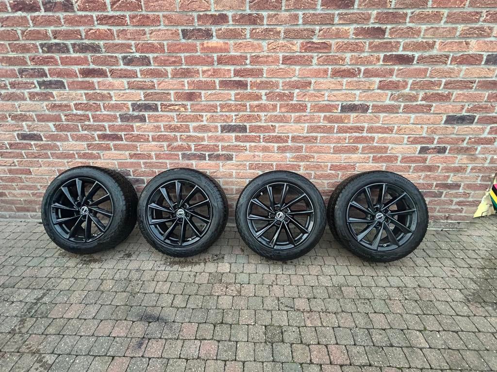 Pneus Hiver + Jantes Borbet 235/50 R18 101V (5X112), Autos : Pièces & Accessoires, Pneus hiver, Pneu(s), Enlèvement, Utilisé