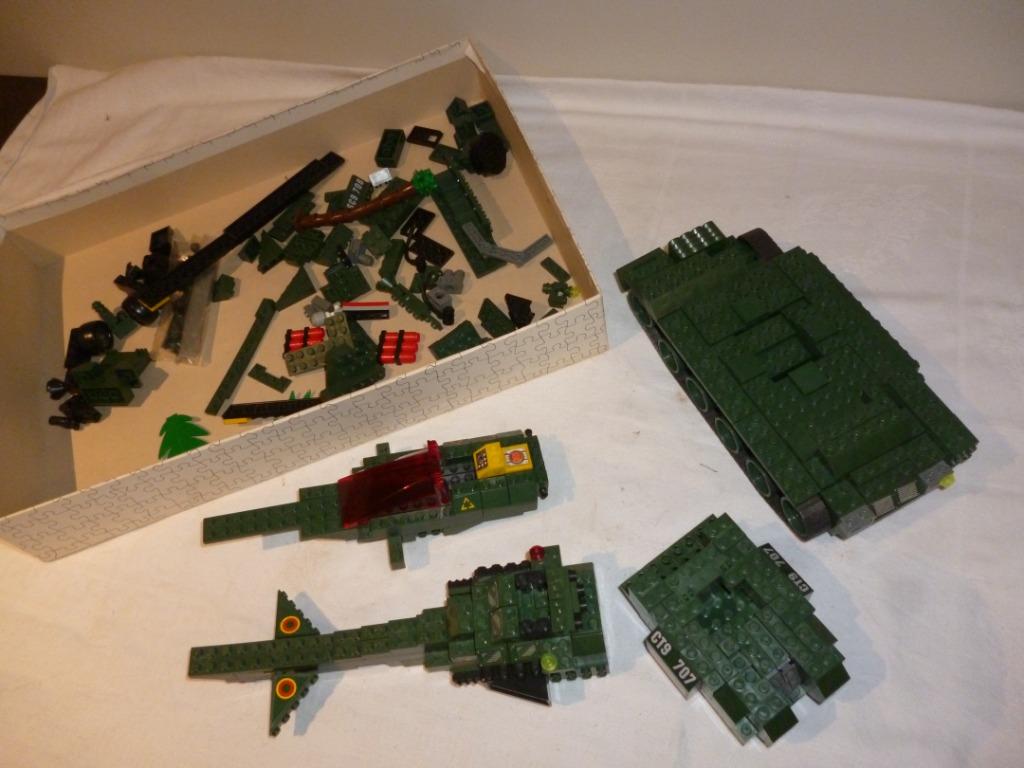 MEGA BLOKS bouwstenen bouwblokken tank legerfiguren, Kinderen en Baby's, Ophalen
