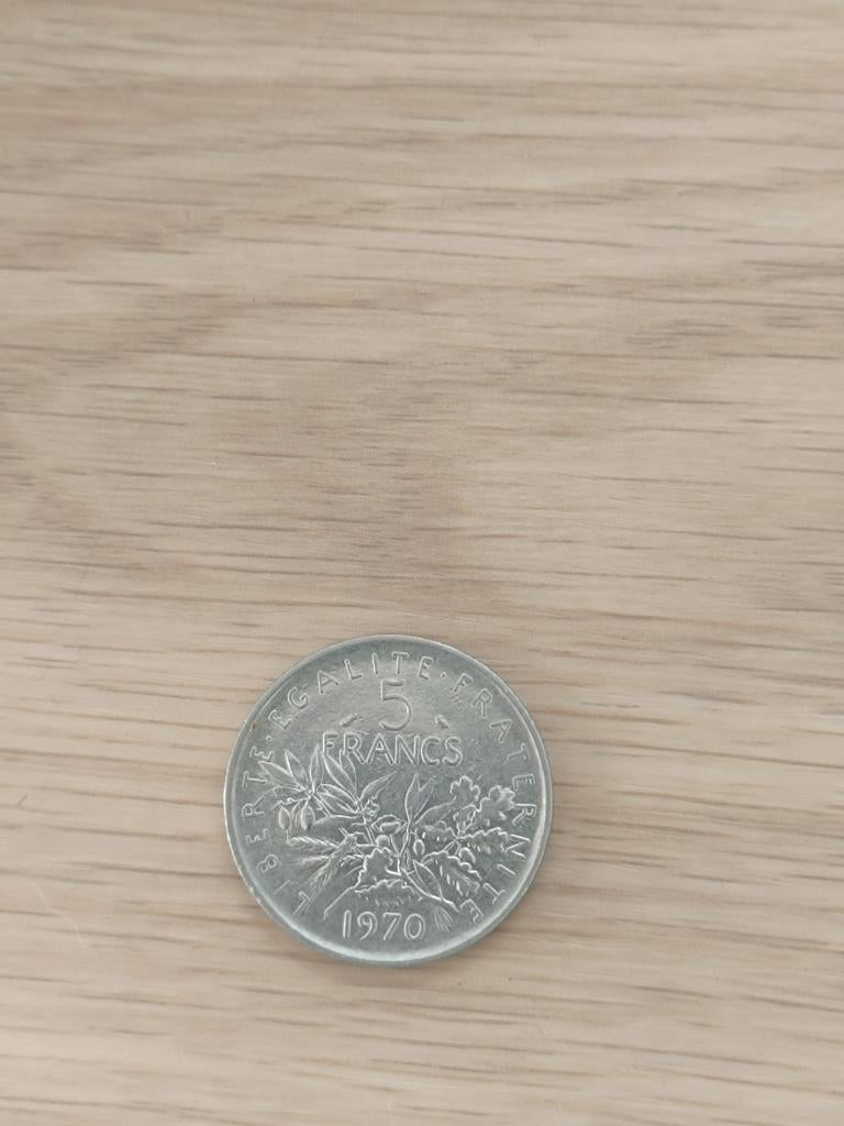 Pièces de monnaie de 5 francs de 1970, Enlèvement