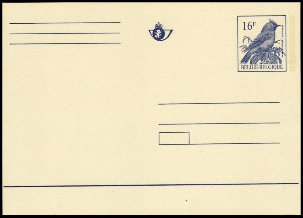 Buzin - Carte Postale - Jaseur boréal, Timbres & Monnaies, Timbres | Europe | Belgique, Envoi