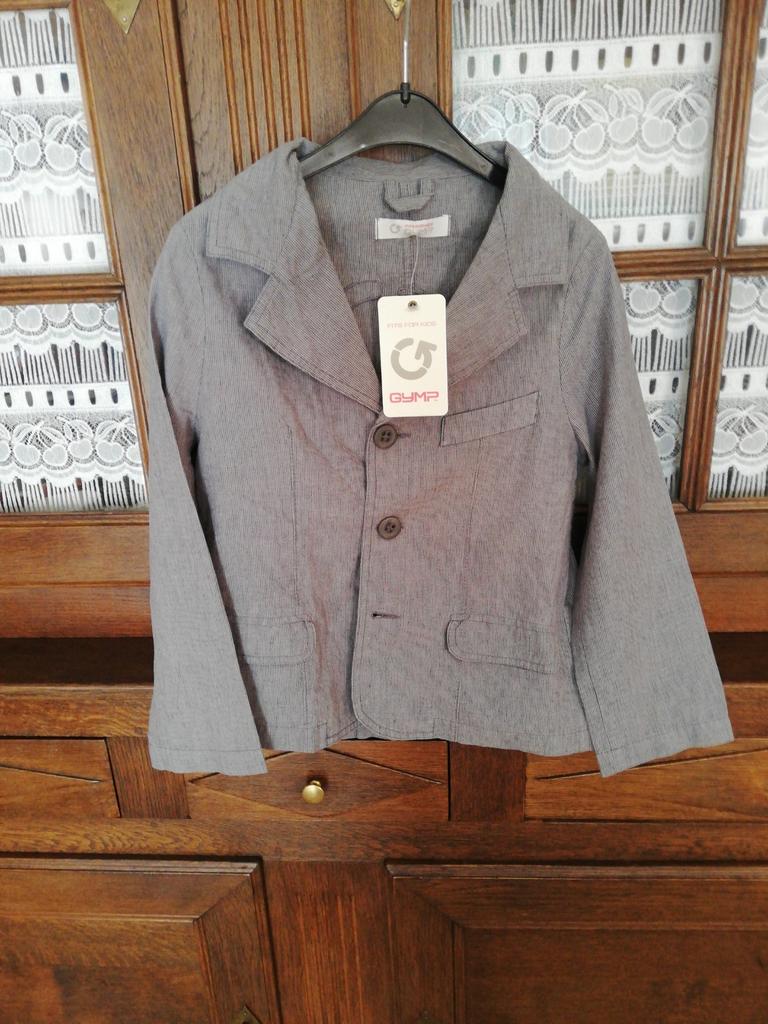 Veste de cérémonie garçon lin et coton. Gymp. Taille 10 ans., Enlèvement ou Envoi, Comme neuf