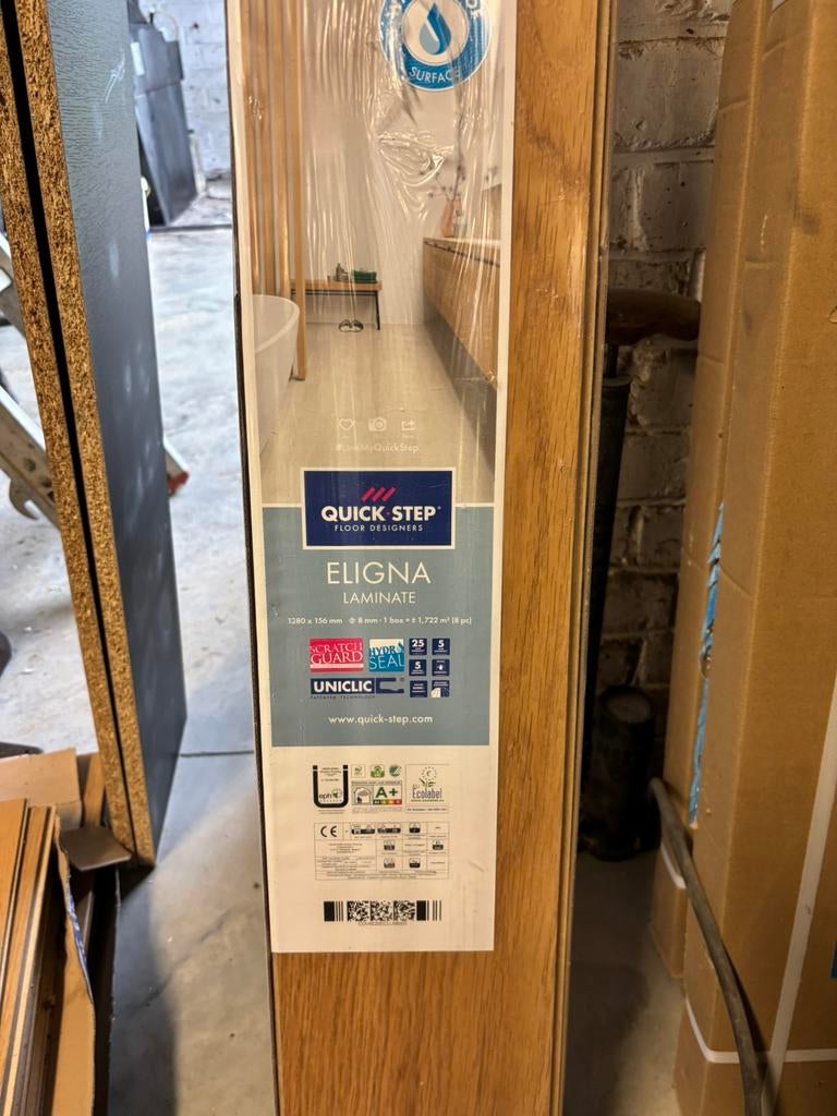 Quick step elinga laminaat, Enlèvement, Neuf, Bois, Aggloméré