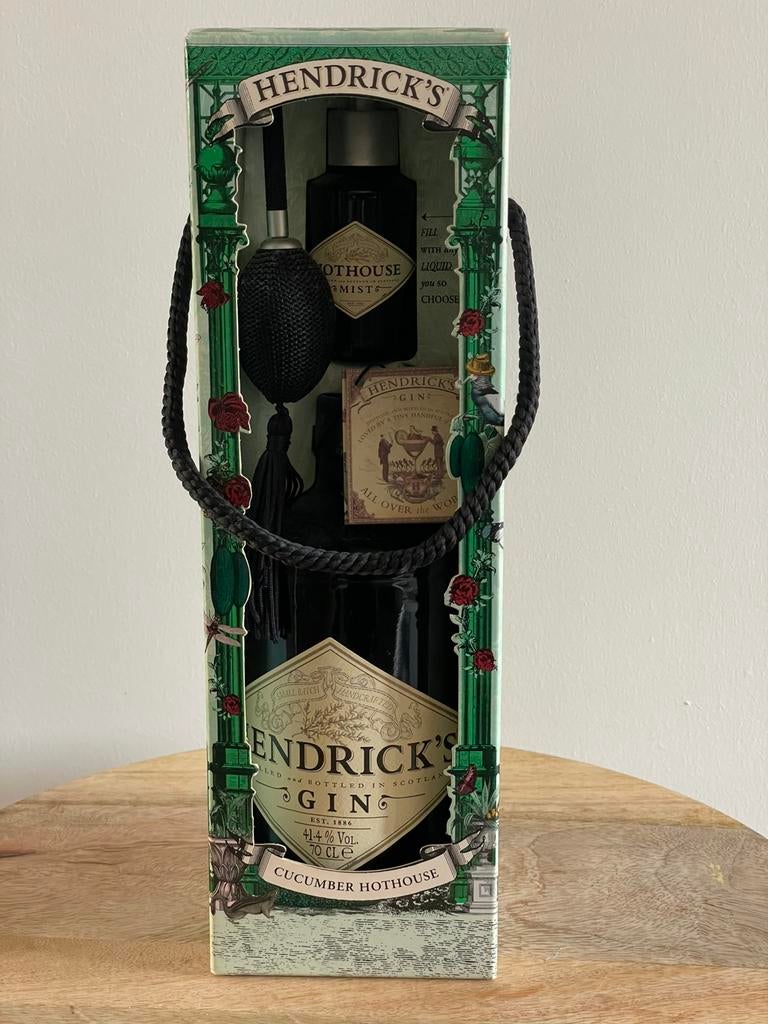 Hendrick’s Gin Cucumber Hothouse + accessoire, Ophalen, Nieuw
