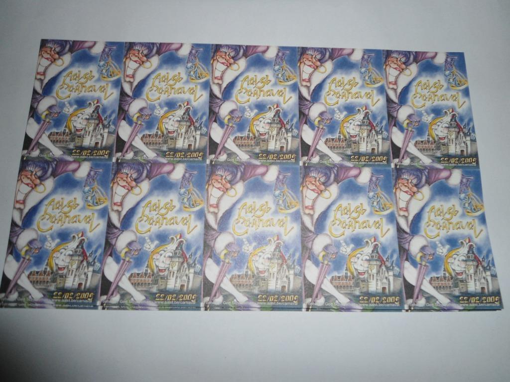 Aalst Carnaval verzamelen, Ophalen, Nieuw