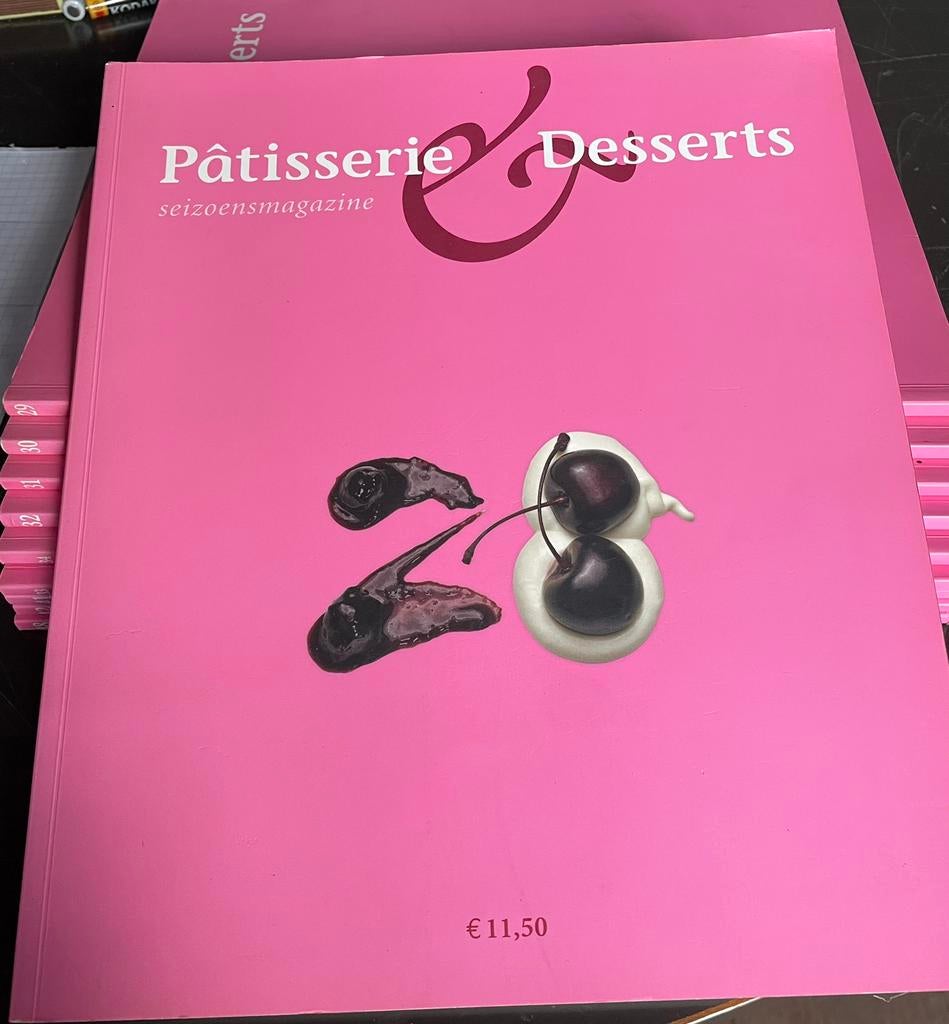 Pâtisserie & Desserts, culinair tijdschrift, Ophalen, Zo goed als nieuw, Europa, Taart, Gebak en Desserts