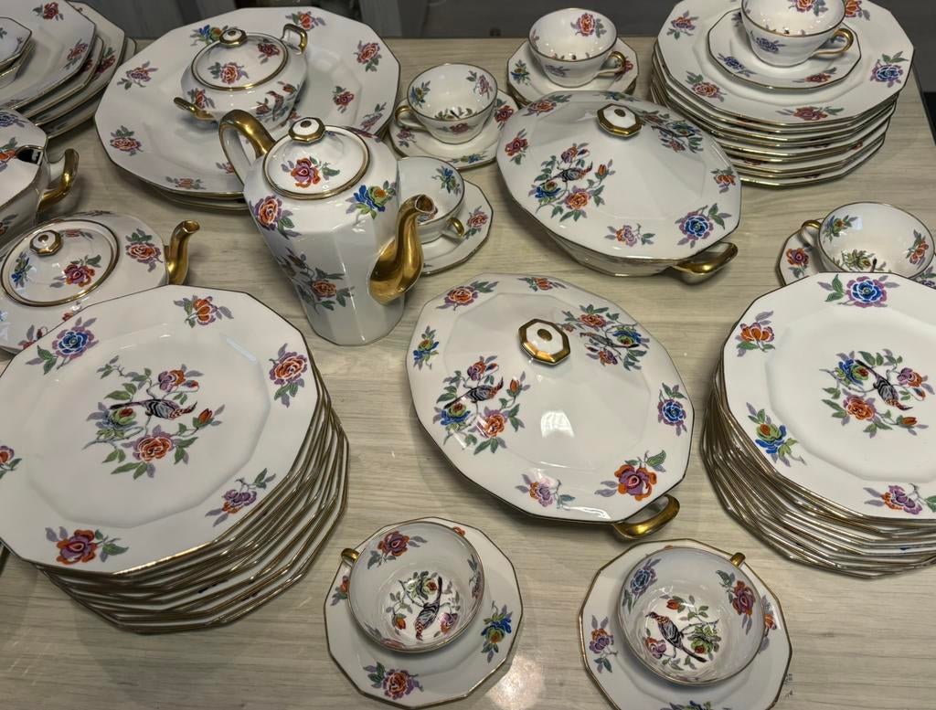 Service de table antique Charles Ahrenfeldt Limoges, Enlèvement ou Envoi