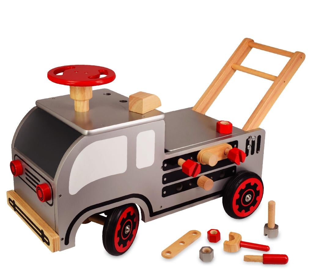 Houten loopwagen constructie I'm Toy, Kinderen en Baby's, Ophalen of Verzenden, Nieuw, Rij- of Hobbelspeelgoed