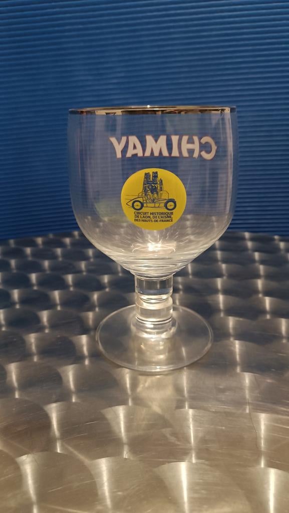 Verre Chimay 33cl circuit historique de Laon, Collections, Enlèvement ou Envoi, Comme neuf
