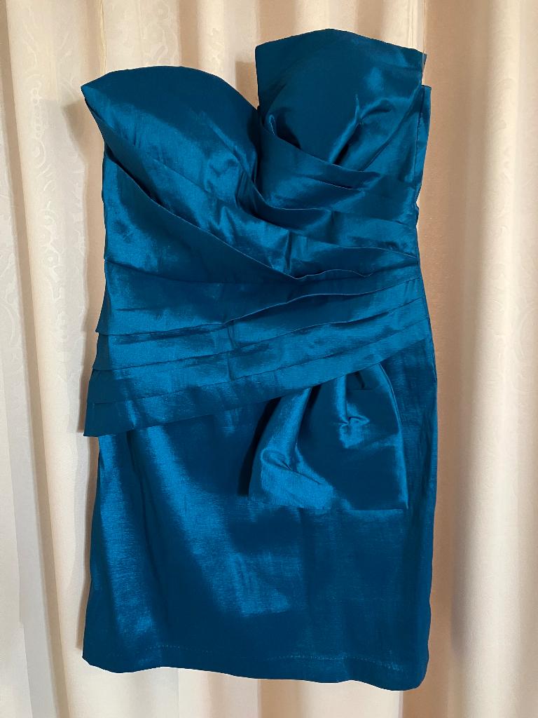 Cocktailjurk, Blauw, Cocktailjurk, Ophalen of Verzenden, Zo goed als nieuw