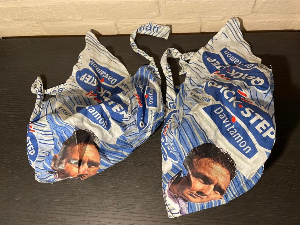 2 bandanas vintage de Johan Museeuw, Enlèvement ou Envoi