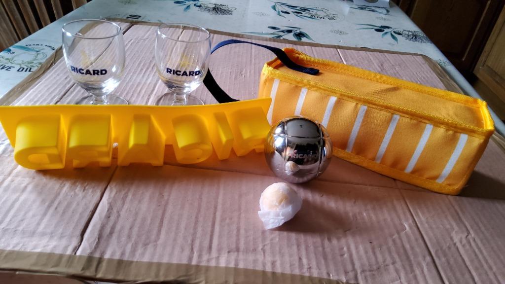 Ricard set apéro pétanque, boules + glaçons + 2 verres etc.., Enlèvement ou Envoi, Neuf