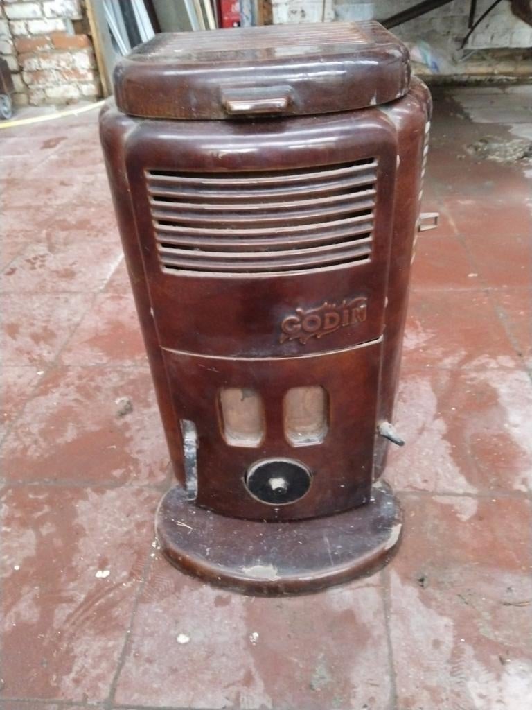 Godin steenkolenkachel, Ophalen