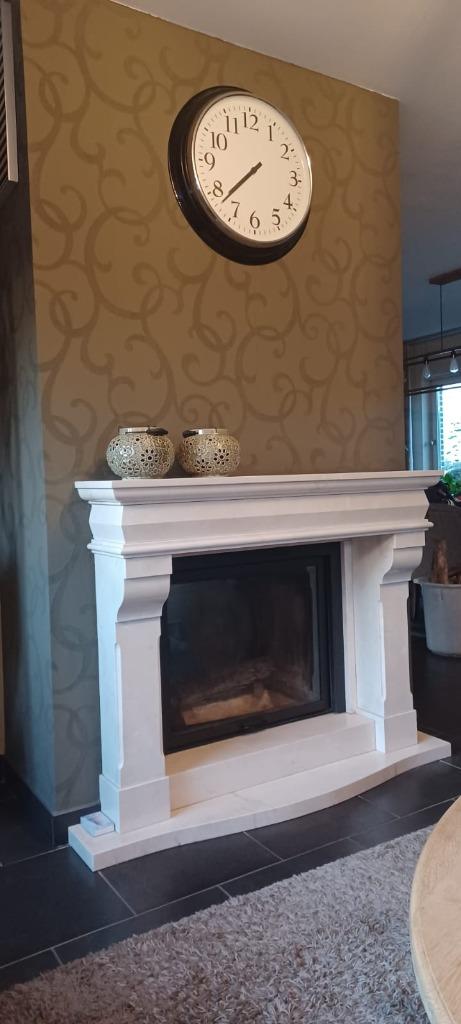 sierschouw + dubbelzijdige inbouwhaard, Huis en Inrichting, Haarden, Ophalen, Gebruikt, Inbouwhaard, Houthaard