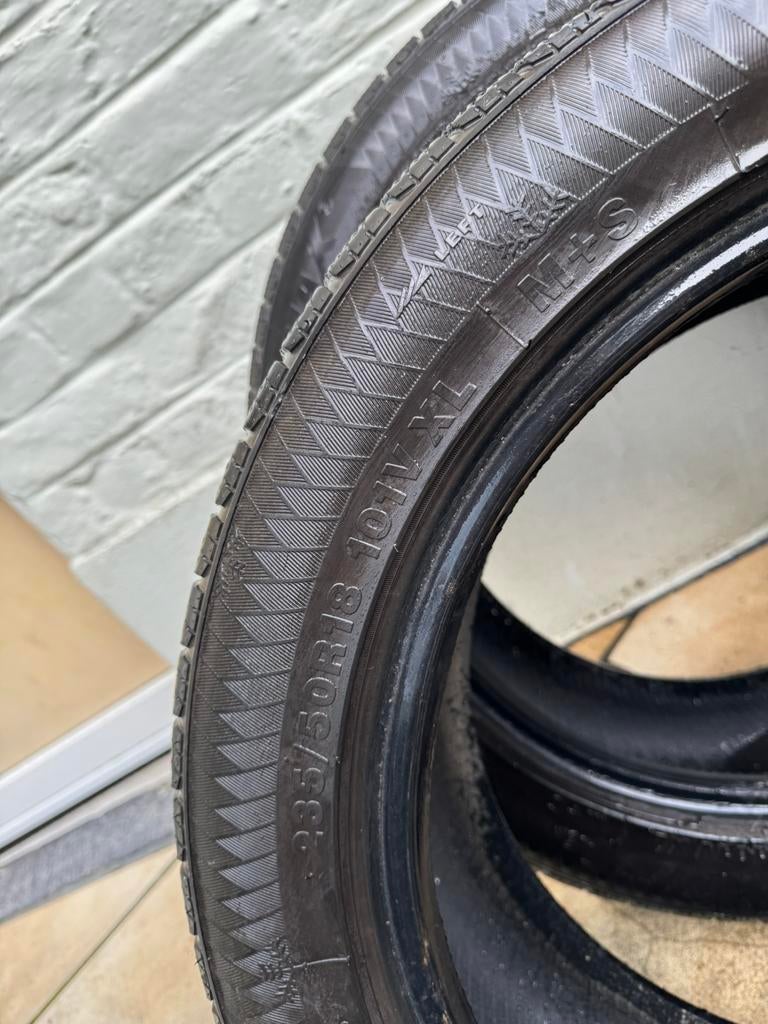 pneus d'hiver M+S très bonne profondeur de bande 18 , Enlèvement, Pneus hiver, Pneu(s)