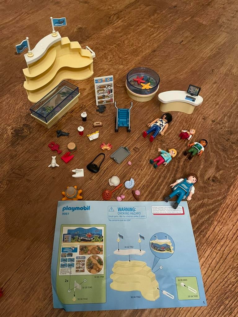 PLAYMOBIL Family Fun Aquariumshop - 9061, Kinderen en Baby's, Speelgoed | Playmobil, Zo goed als nieuw, Complete set, Ophalen of Verzenden