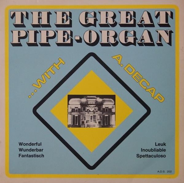 Orgel * The Great Pipe-Organ "Frangema"   - LP -, Cd's en Dvd's, Vinyl | Overige Vinyl, Ophalen of Verzenden