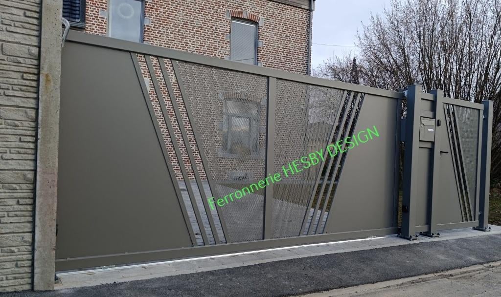 barrière portail d'entrée neuf sur mesure
