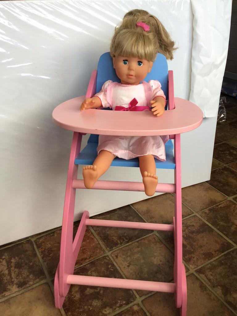 Poppenstoel Baby Born en pop en poppendrager., Kinderen en Baby's, Ophalen, Zo goed als nieuw