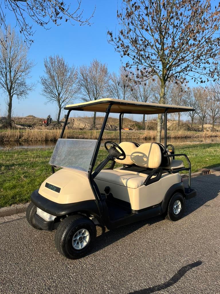 Golfkar clubcar benzine rijdt heerlijk topstaat, Enlèvement ou Envoi, Comme neuf, Voiturette de golf