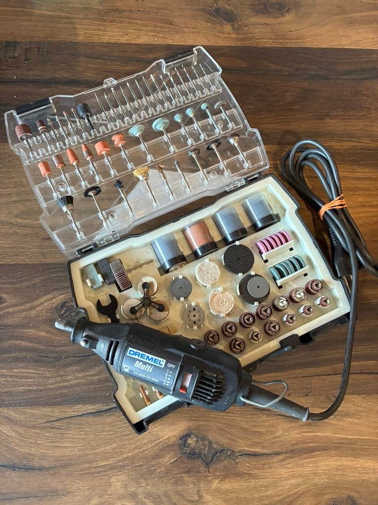 Dremel 395 avec accessoires, Ophalen of Verzenden, Gebruikt