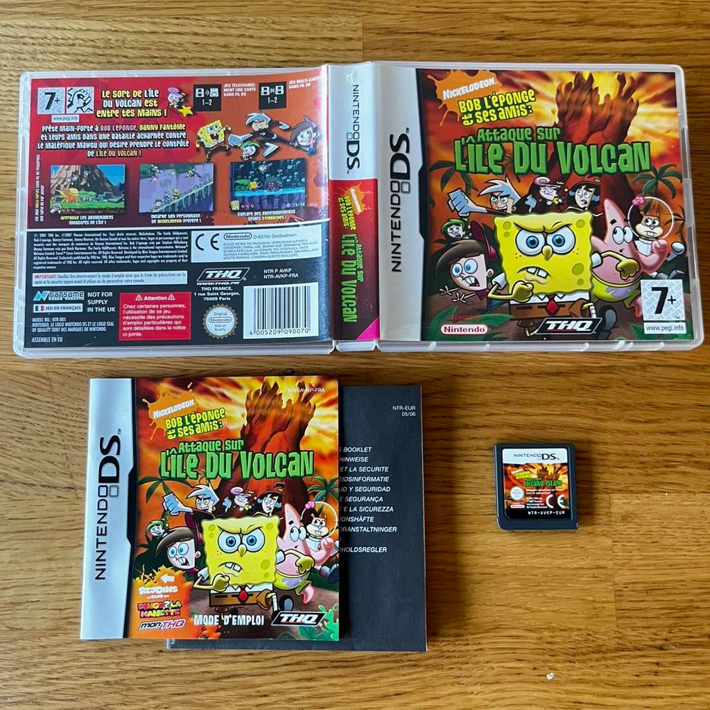 SpongeBob SquarePants: Aanval op Volcano Island Nintendo DS, Ophalen of Verzenden, Gebruikt, Vanaf 7 jaar