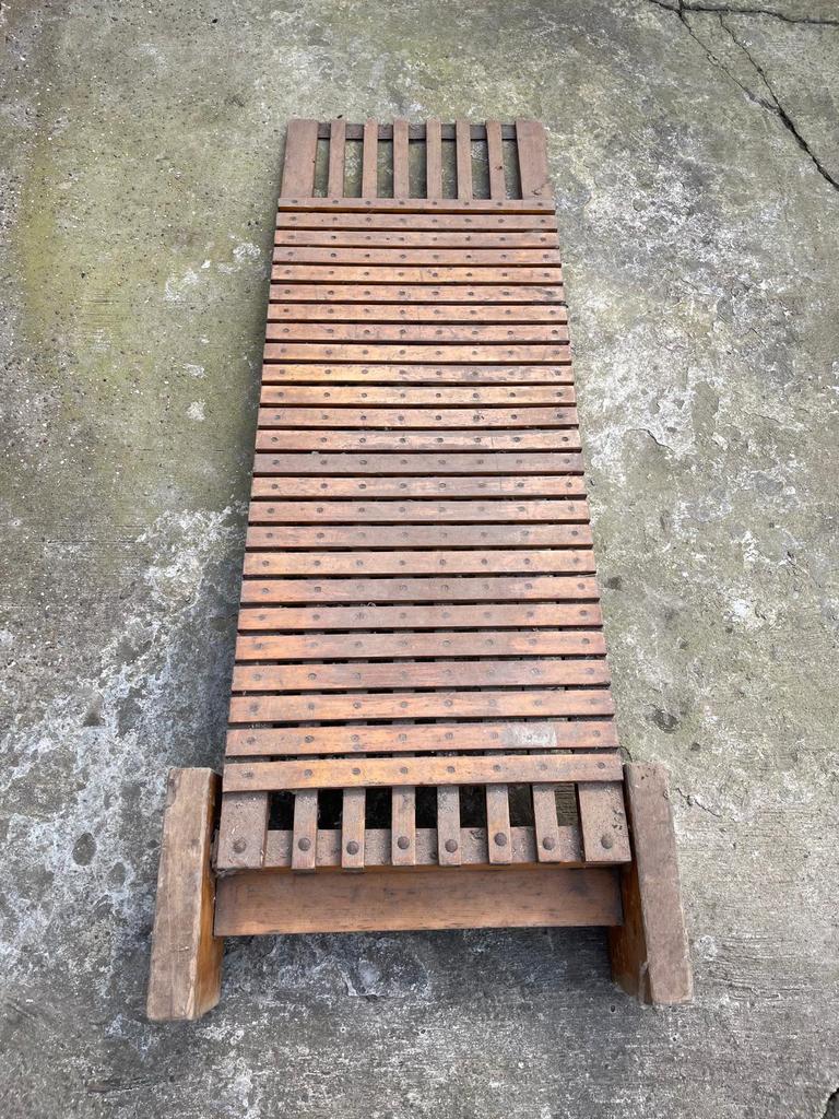 Vintage springplank, Sport en Fitness, Turnen, Ophalen, Zo goed als nieuw