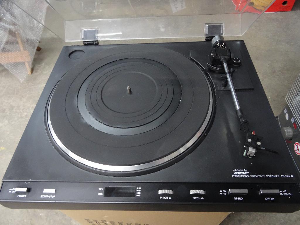 platine bose, Enlèvement ou Envoi, Utilisé, Tourne-disque, Réglage pitch
