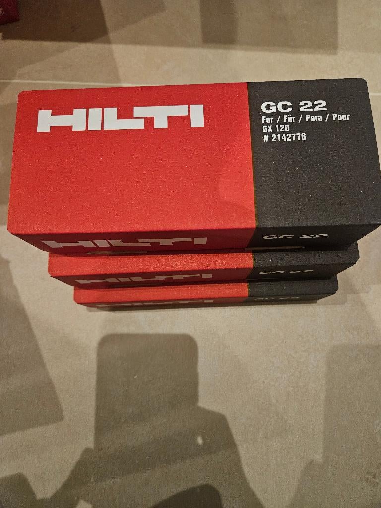 Cartouche de gaz GC 22 pour pistolet à clous GX-120, Enlèvement, Neuf