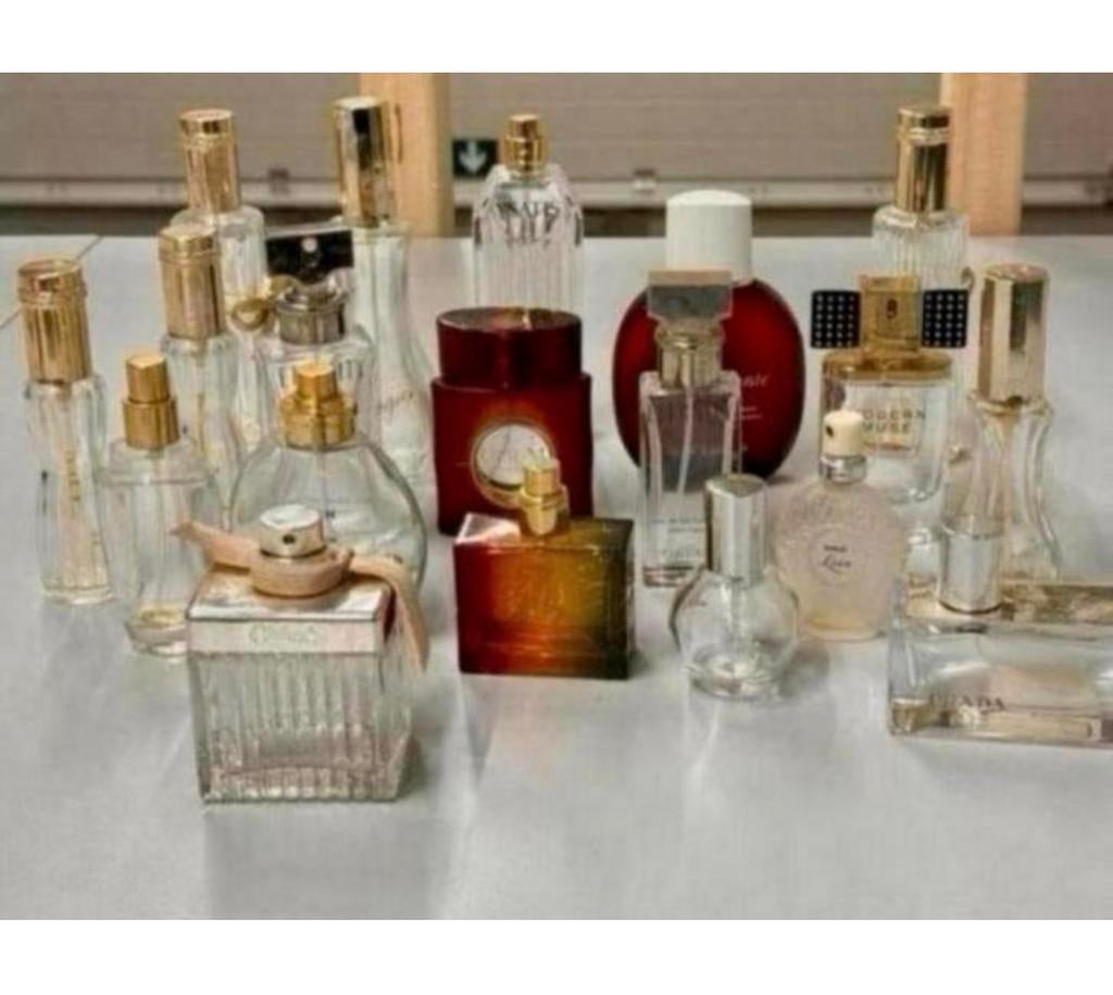 21 bouteilles de parfum, collection de bouteilles de parfum, Enlèvement ou Envoi, Comme neuf, Bouteille de parfum