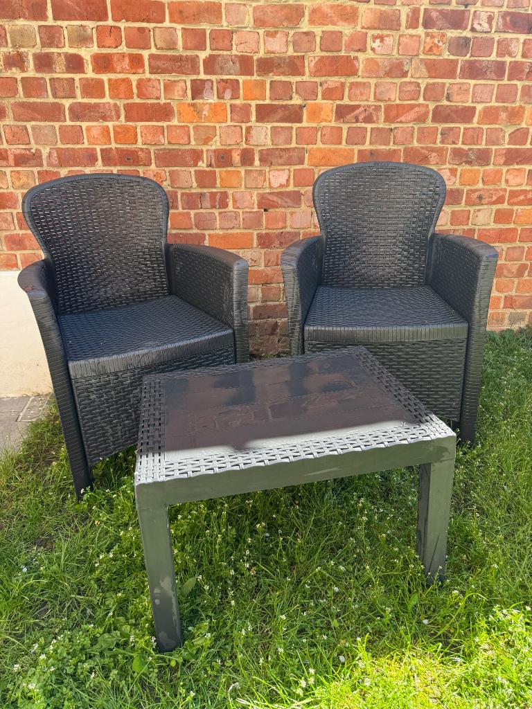 Table avec chaises jardin, Jardin & Terrasse, Enlèvement