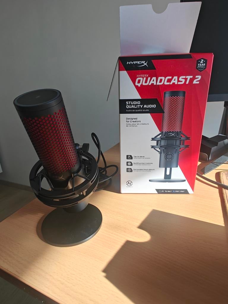 HyperX Quadcast 2 Microfoon, Muziek en Instrumenten, Ophalen