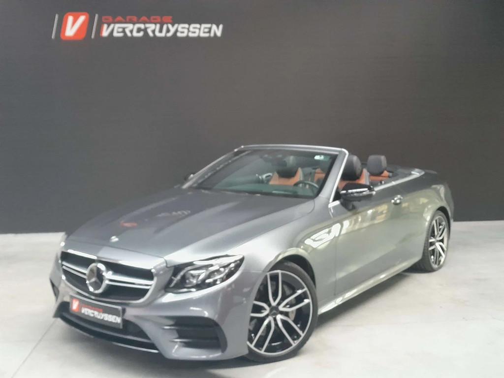 Mercedes-Benz E-Class 53 AMG Cabriolet E 53 AMG 4-Matic (EU6, Autos, Cuir, Argent ou Gris, Entreprise, Cabriolet
