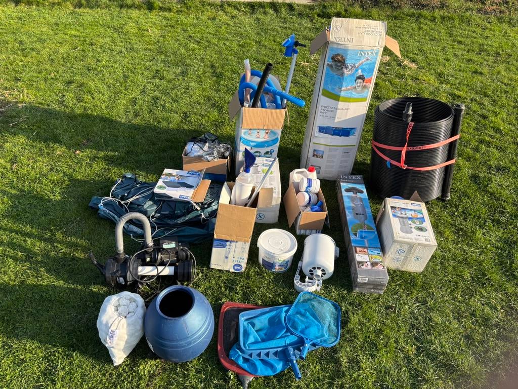 Lot zwembadtoebehoren en -accessoires (pomp, verwarming,etc), Ophalen, Gebruikt, Verwarming