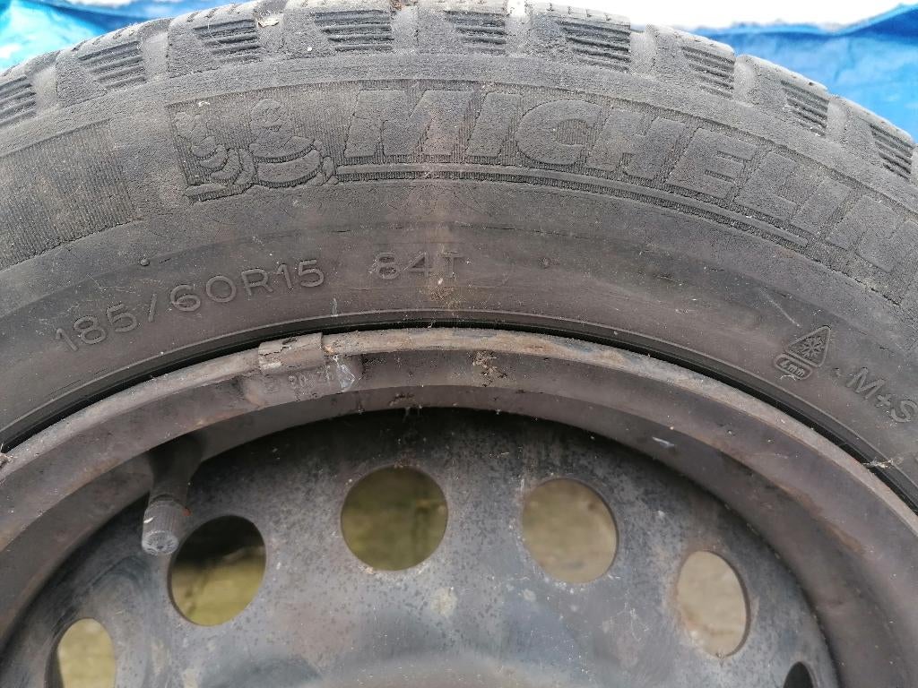 JANTES+PNEUS MICHELIN ALPIN 185/60 R15 84T, 15 pouces, Pneus hiver, 185 mm, Pneu(s)