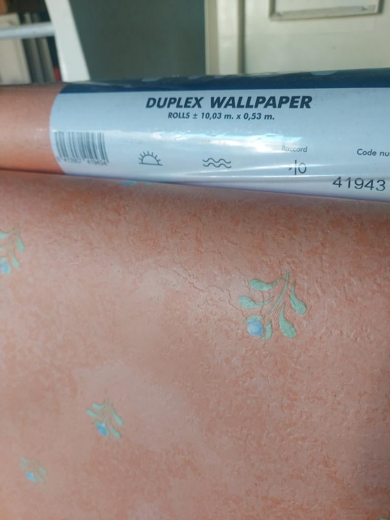 Behangpapier 15 rollen, Ophalen, Blauw