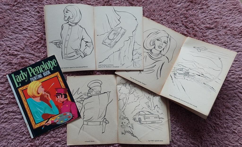 Lady Penelope Painting Book (kleurboek, Thunderbirds), Verzamelen, Speelgoed, Verzenden, Nieuw