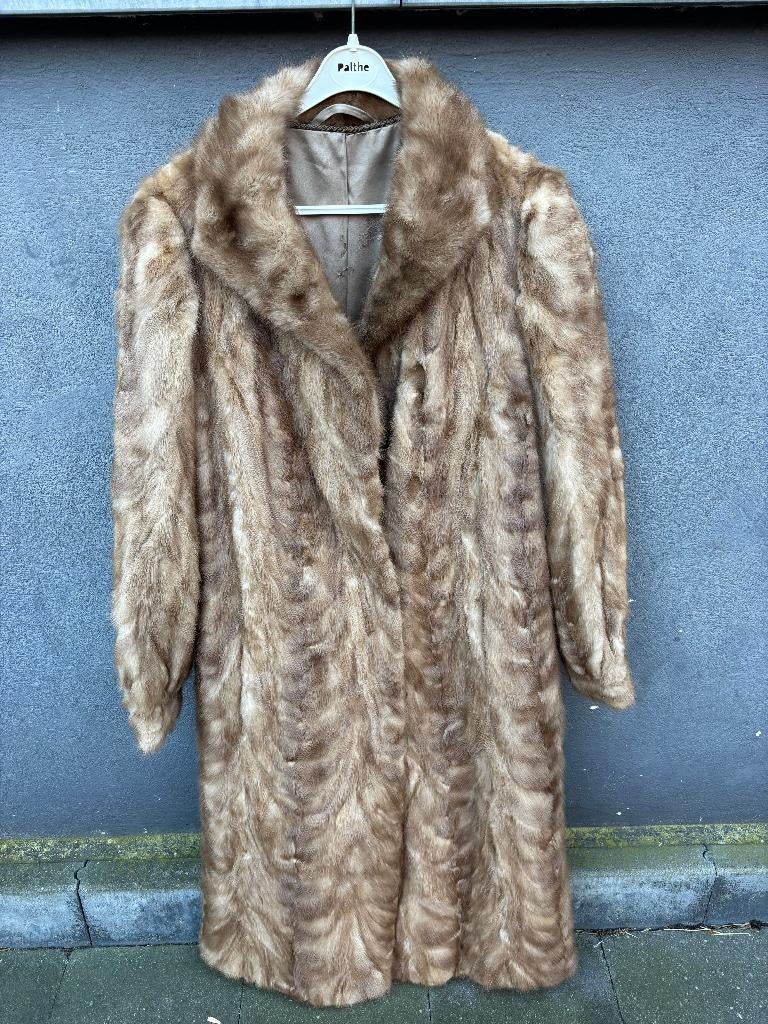 vintage bontjas, Vêtements | Femmes, Enlèvement ou Envoi, Porté, Taille 42/44 (L), Brun