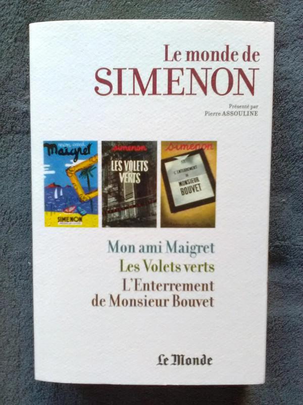 Le monde de Simenon, tome 3, Livres, Enlèvement ou Envoi, Neuf, SIMENON Georges